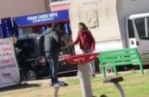 Antalya'da Özel Harekatçı koca parkta polis eşine dehşeti yaşattı! Küçük çocukları hepsini gördü