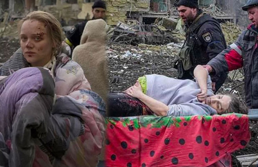 Ukrayna'nın sembolü hamile kadın ve bebeği öldü! Son sözü 'beni öldürün' olmuş