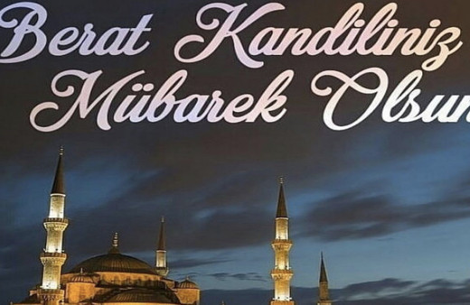 Berat kandili mesajları resimli kısa hadisli kandil kutlama sözleri
