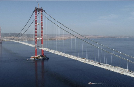 Çanakkale Köprüsü nerede yapıldı 2022 haritadaki yeri