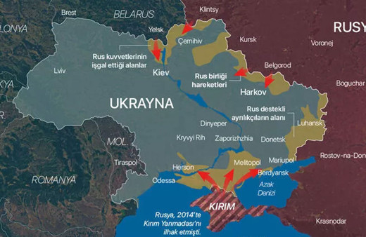 Rusya'nın Kırım'ı yasa dışı ilhakının üzerinden 8 yıl geçti Ukrayna savaşında Rusya'nın koçbaşı oldu