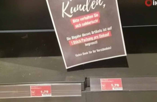 Ayçiçek yağı krizi Berlin'i vurdu: Market rafları bomboş!