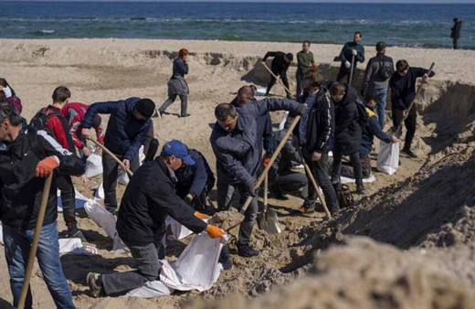 Ukraynalılar yine mayın dönüşüyor Odessa sahili böyle görüntülendi