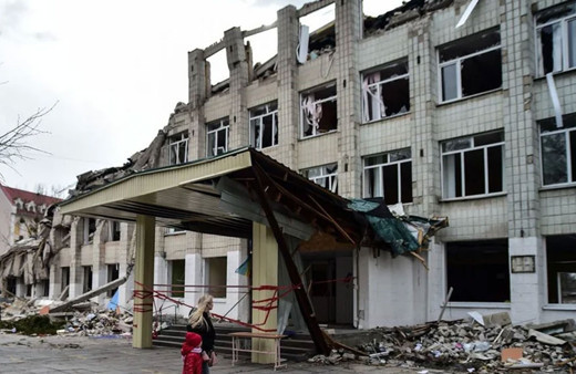 Ukrayna'da savaş nedeniyle yer altı okulları inşa ediliyor