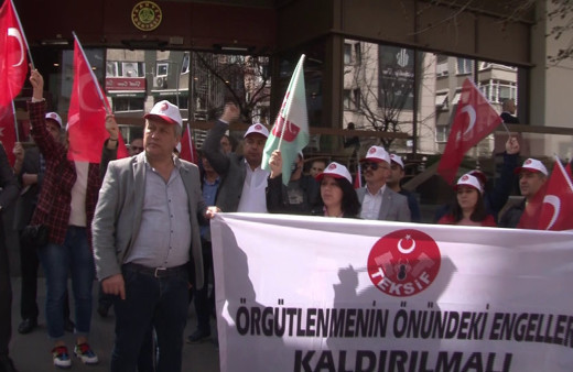 Konya'da Adidas fabrikasında işten çıkarma eylemi