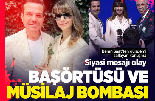İklim elçisi seçilen Beren Saat'in sözleri törene damga vurdu!