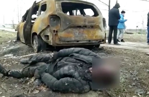 Rus birliklerinin çekildiği köylerde sokaklar ceset dolu! Kan donduran yeni görüntüler geldi