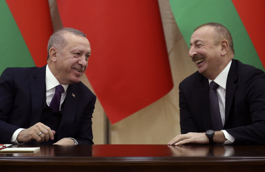 Cumhurbaşkanı Erdoğan ile Aliyev'den önemli görüşme