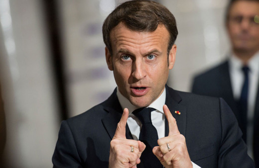 Macron seçimler için Fransız halkını savaş ile korkuttu