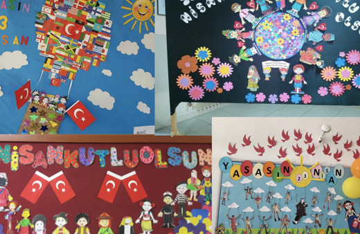 23 Nisan pano örnekleri okul süslemesi nasıl yapılır?