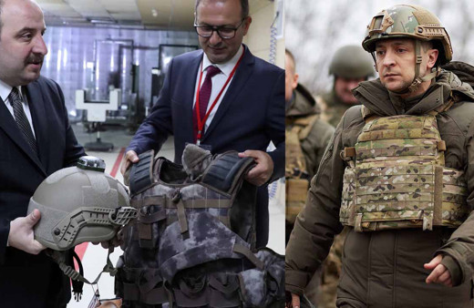 Zelenskiy'nin giydiği koruyucu kask ve yeleğin adresi Yozgat çıktı