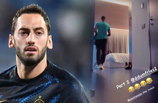 Hakan Çalhanoğlu'nun takım arkadaşına yaptığı şaka aklını başından aldı
