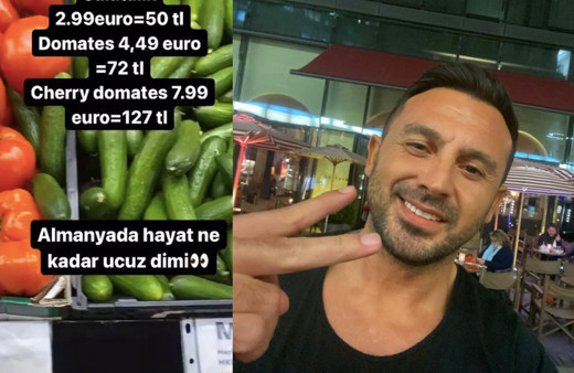Almanya'daki sebze fiyatlarını TL'ye çeviren Ahmet Dursun beyin yaktı kendini böyle akladı