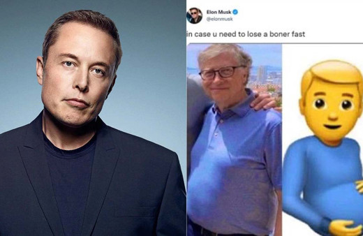 Elon Musk'tan Bill Gates'e 'hamile erkek' emojisi