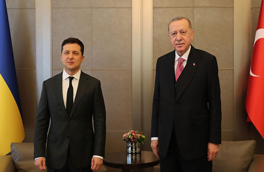 Cumhurbaşkanı Erdoğan, Ukrayna Devlet Başkanı Zelenskiy ile görüştü