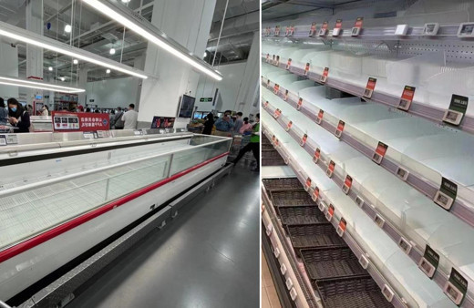 Çin'de salgın yine hortladı! Halk marketlere akın etti: Raflar boşaldı