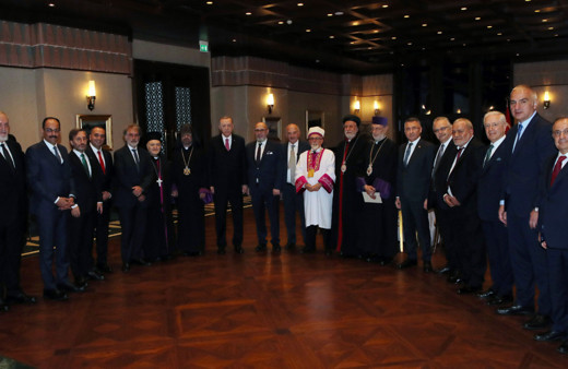 Cumhurbaşkanı Erdoğan dini azınlık temsilcileriyle iftarda bir araya geldi