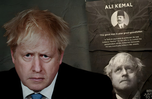 Türkiye karşıtı Ermeni lobiciden İngiltere Başbakanı Johnson'a küstah çağrı: Deden gibi ol