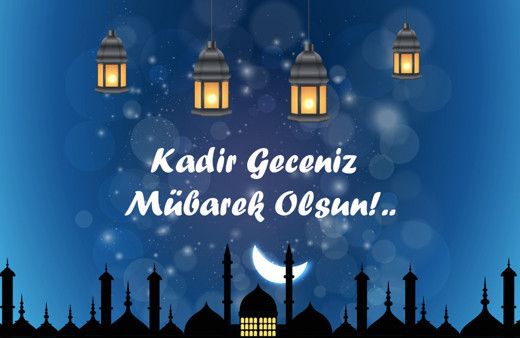 Kadir Gecesi mesajları 2022 resimli kısa ve öz Kadir Gecesi kutlama sözleri