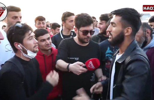 Ayda 8 bin TL kazanan Afganla sokak röportajı olay oldu: Burada savaş çıksa savaşır mısın?