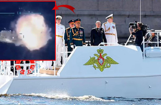 Putin'e büyük şok! Ukrayna, Bayraktar SİHA ile Putin'in kullandığı botu böyle vurdu