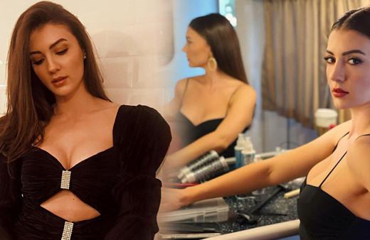 'Uyanamıyorum' diyen Burcu Özberk bikinili pozlarıyla nefes kesti! Yaza herkesten önce girdi