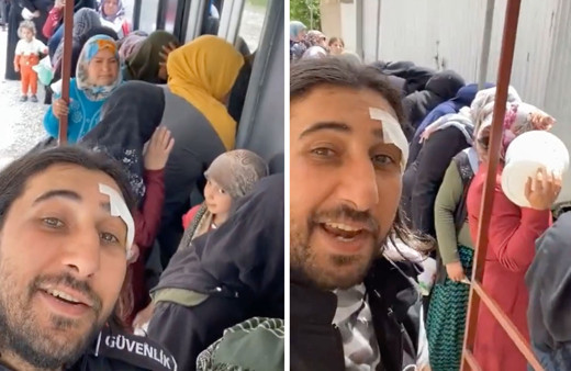 Suriyeli kadınları videoya çekip taciz etti Sahte güvenlikçi yakalandı