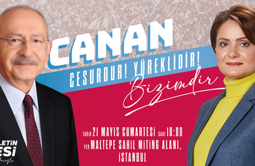 CHP mitingi İstanbul'a taşıyınca Canan Kaftancıoğlu afişleri hazırlattı