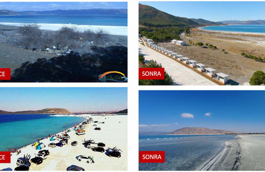 Bakan Murat Kurum, Salda Gölü iddialarına fotoğrafla yanıt verdi Bataklığa mı döndü?