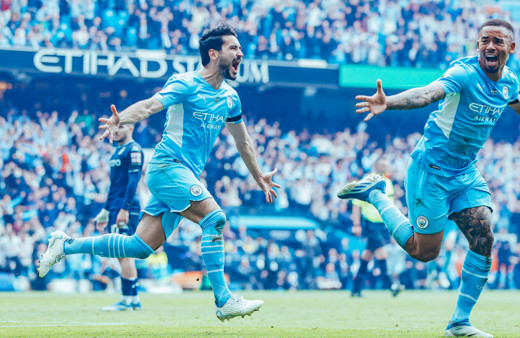 İngiltere'de şampiyon Manchester City! İlkay Gündoğan tarih yazdı