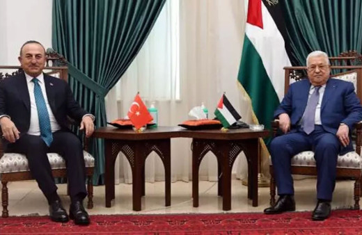 Dışişleri Bakanı Çavuşoğlu, Filistin Devlet Başkanı Abbas ile görüştü