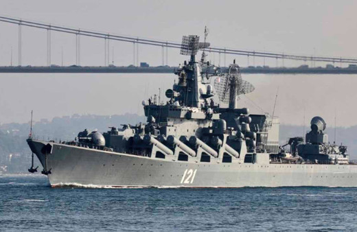 Rusya'nın batan simge gemisiyle ilgili ürkütücü iddia! Ukrayna'ya göre iki hafta bunu yaptılar