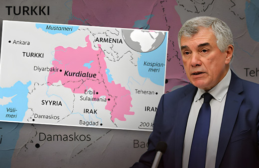 Finlandiya medyası CHP'li Ünal Çeviköz'ün röportajını sözde Kürdistan haritası ile yayınladı