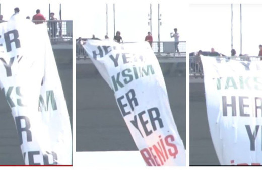 Boğaz köprüsüne Gezi pankartı asan TİP milletvekilleri için soruşturma başlatıldı