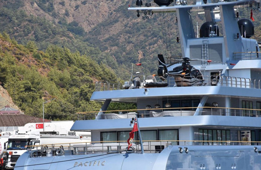 Rusya’nın en zengin ikinci adamı 150 milyon dolarlık lüks yatı Pasifik'i  Türkiye’ye kaçırdı