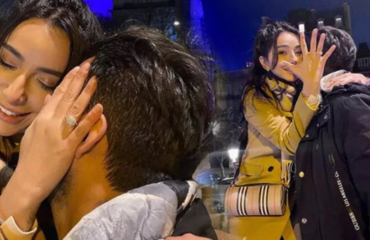 Şarkıcı ve oyuncu Öykü Gürman 3,5 yıldır birlikte olduğu romantik aşkı Fatih İçmeli ile nişanlandı