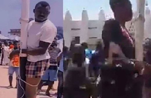 Cinsel ilişkiye girip kayda aldılar! O görüntüler sızınca direğe bağlayıp kırbaçladılar