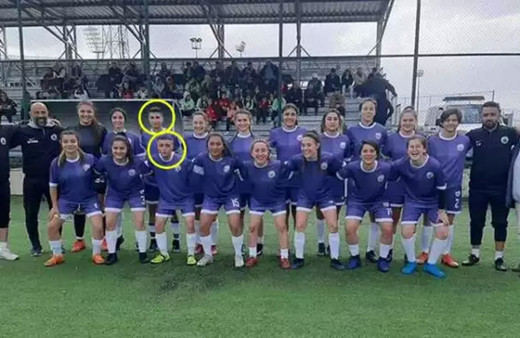 Kadın futbol takımındaki 2 futbolcu erkek iddiası! Sakalları var meğer erkek kimliği için...