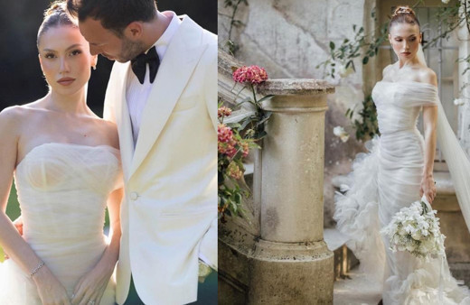 Paris'te nikah masasına oturmuşlardı! Duygu Özaslan'ın gelinlik ayakkabısının fiyatı dudak uçuklattı