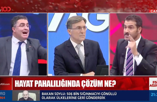 Canlı yayında Ersan Şen ile Serkan Toper kapışırken elektrikler kesildi! 'Aha müdahale ettiler..'