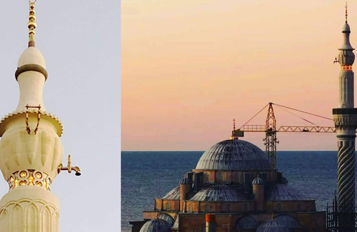 Böyle minare mi olur! Minarenin tepesini 'semaver'e çevirip musluk taktılar 35 yılda bitirildi