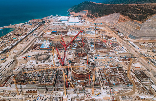 Akkuyu NGS'de önemli gelişme! 2. ünitenin iç koruma kabuğunun 3. katmanı kuruldu