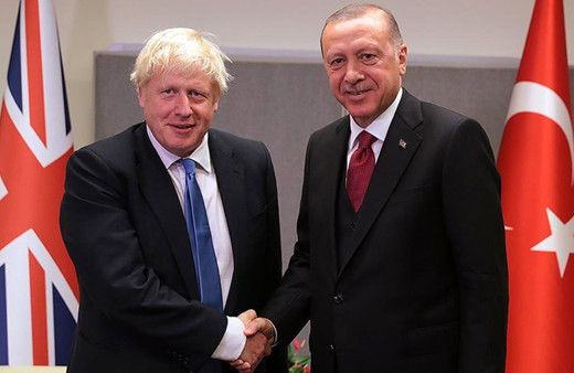 Cumhurbaşkanı Erdoğan, İngiltere Başbakanı Johnson ile telefonda görüştü