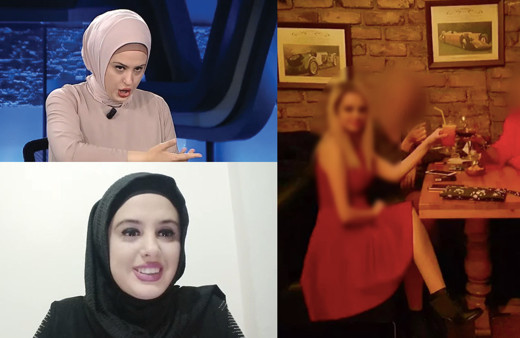 Cin çıkaran Pelin Hürman eski haliyle şok etti! Tesettürlü ama meğer mini etekliymiş