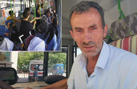 Bursa'da otobüs şoföründen örnek davranış! Güzergahının dışına çıkarak...