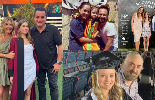 Acun Ilıcalı'dan Özgün'e liste uzun.. İşte ünlülerin mezun olan çocukları!