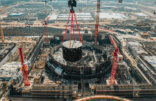 Akkuyu NGS'nin 3. ünitesine ait "kor tutucu" santral sahasına ulaştı