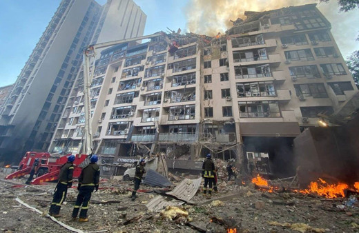 Rusya Ukrayna'nın başkentini füzelerle vurdu! Rus işgali 123. gününde şiddetlendi