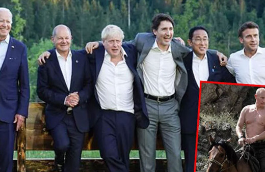 G7 zirvesine damgasını vurdu! Putin ile resmen dalga geçtiler!