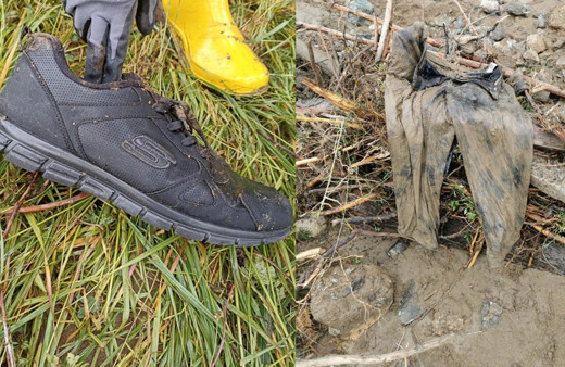 Kastamonu'da selde kaybolan gencin kıyafetleri ve ayakkabıları bulundu